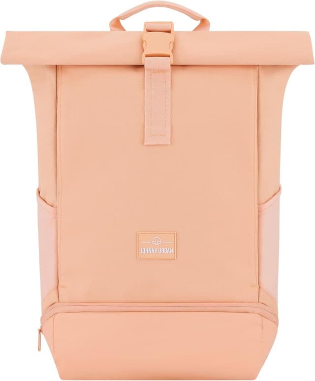 Detalle de Johnny Urban Zaino Porta PC Zaino Rolltop Arancione Allen Medium con scomparto fino a 16 pollici, idrorepellente