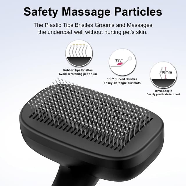 Thumbnail 1 de WOPQAEM Dog Brush Self Cleaning Slicker