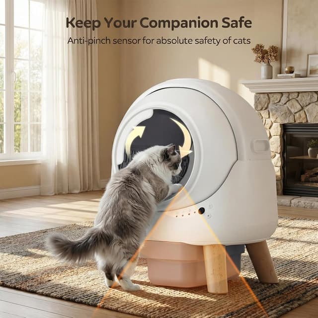 Thumbnail 6 de Self-Cleaning Cat Litter Box 12-inch Entrance