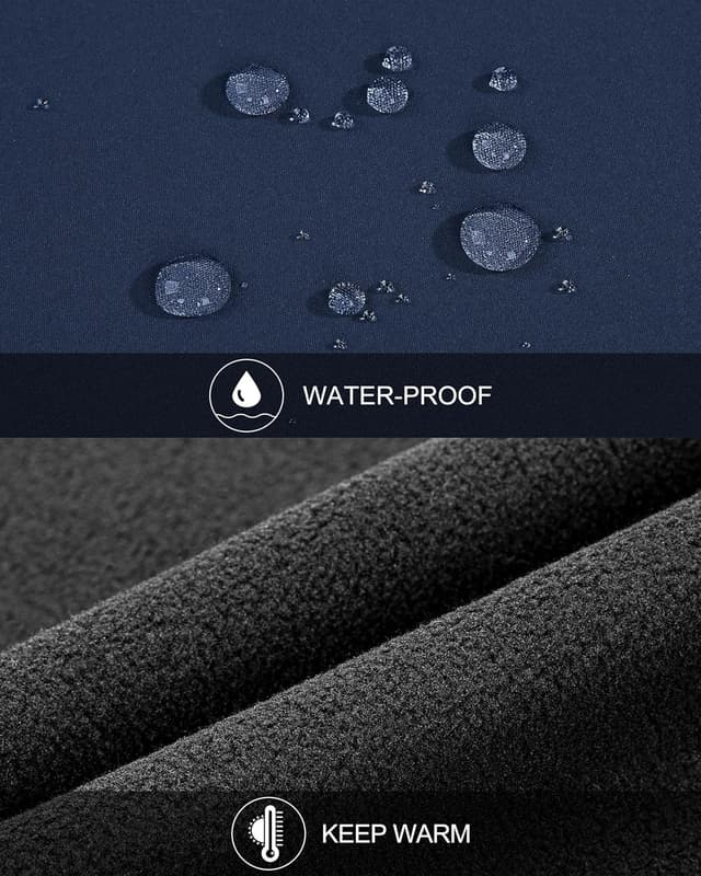 Detalle de 33,000ft Men’s Softshell Gilet Activewear Vest – Windproof, Fleece Lined, Waterproof Breathable