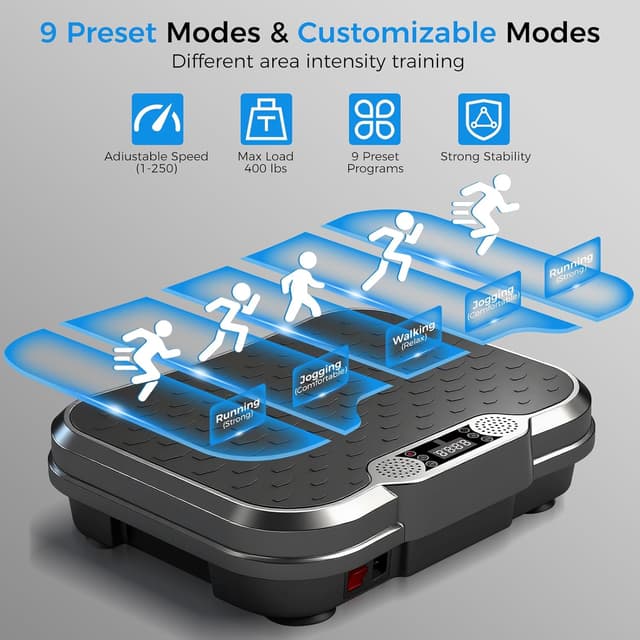 Detalle de AoraPulse Vibration Plate 400 lb capacity ๐