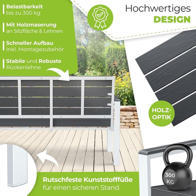 Thumbnail 4 de KESSER® Gartenbank 300 kg Belastbarkeit