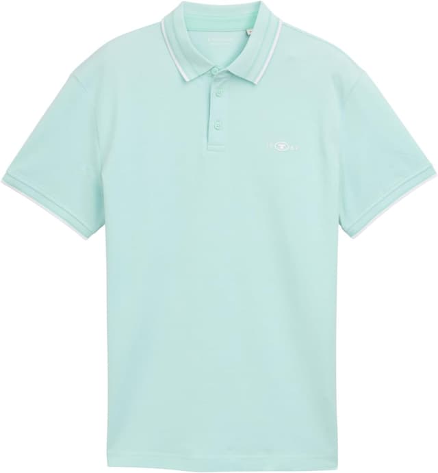 Detalle de Tom Tailor 1045629 Polo da uomo a maniche corte (confezione da 1)