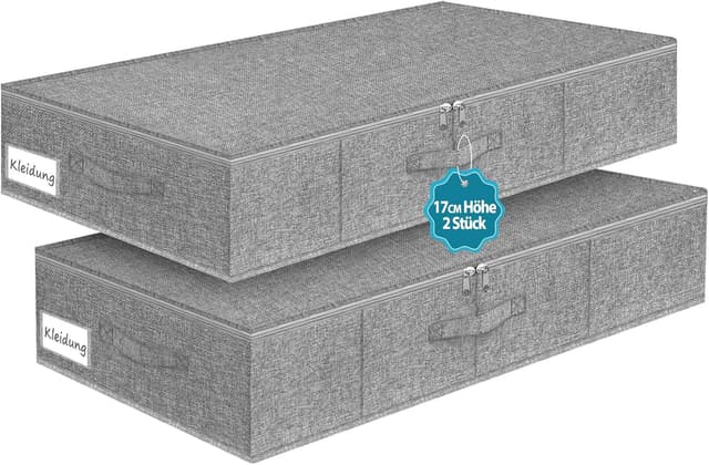 Thumbnail 6 de JUPELI Unterbett-Box 15 cm hoch, 2er-Set