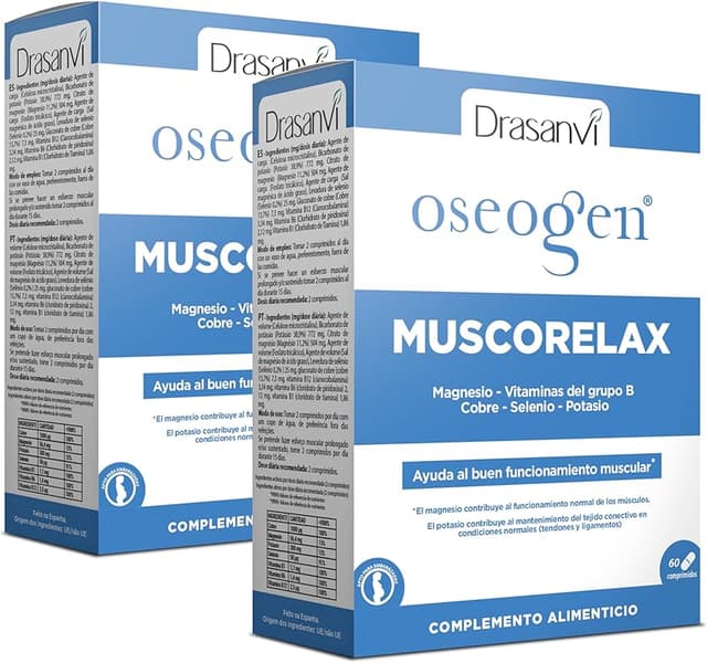 Imagen de Drasanvi Amazon Pack Oseogen Muscorelax 60 comprimidos 2 unidades en OfertitasTOP
