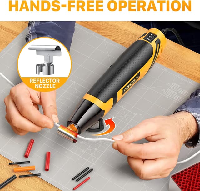 Thumbnail 5 de SEEKONE Mini Heat Gun 350W 1.5s Fast Heat