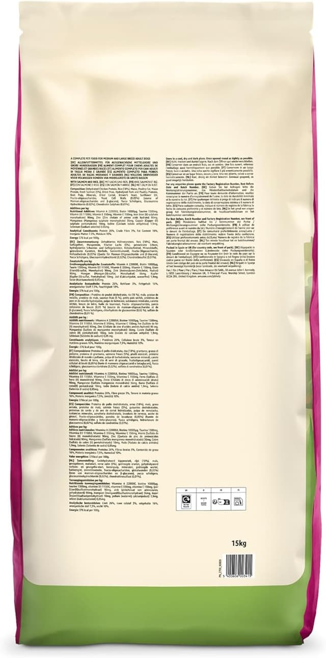 Thumbnail 1 de by Amazon Cibo secco completo Salmon 15kg