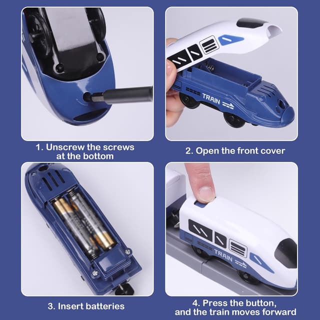 Thumbnail 6 de Electric train set 104 pcs for toddlers