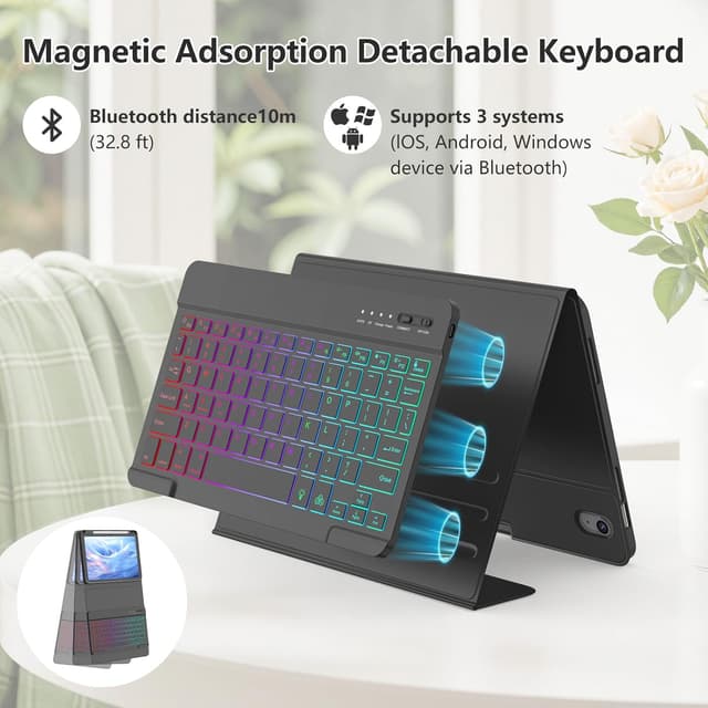 Thumbnail 3 de BQSS Keyboard Case for iPad A16 11th Gen