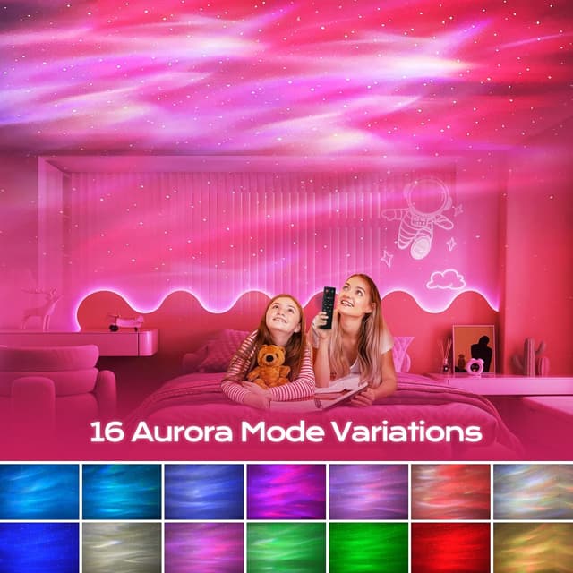 Thumbnail 1 de FULEN Projecteur Ciel Etoile Aurora 16 effets đ