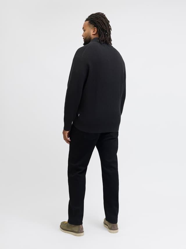 Detalle de JACK & JONES Jjeperfect Knit Zip Cardigan da uomo