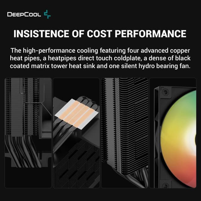 Thumbnail 2 de deepcool AG400 Digital ARGB Ventilador 120mm