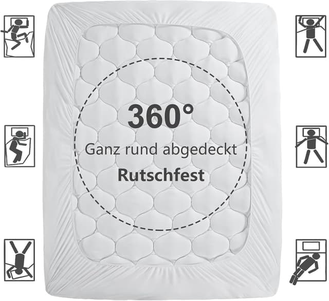 Thumbnail 5 de DUANDUAN Matratzen Topper 140x200cm weich