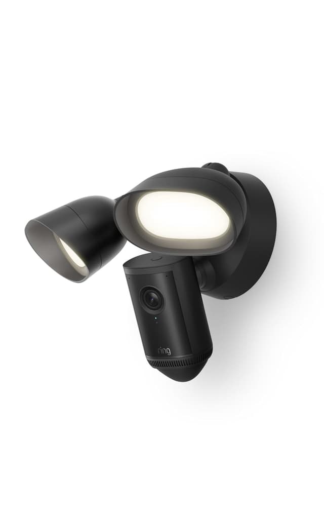 Detalle 2 de Ring Flutlichtkamera Pro (Floodlight Cam Pro, neueste Generation) – Retinal 4K, 10x-Zoom, 2000-Lumen-Flutlichter & Sirene