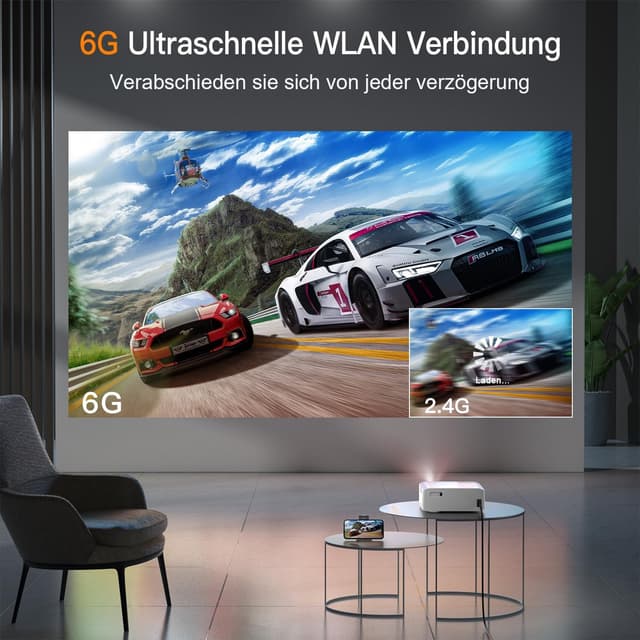 Detalle 2 de XuanPad 30000L Mini Beamer mit WiFi