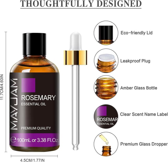 Thumbnail 4 de MAYJAM Rosemary Essential Oils 100ML