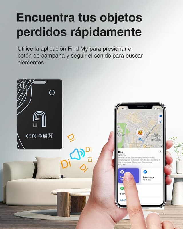 Thumbnail 1 de Wallet Card Tag Ultradelgado 1.5mm Apple Buscar