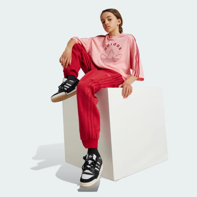 Detalle de Adidas Camiseta Graphic Rosa adolescentes