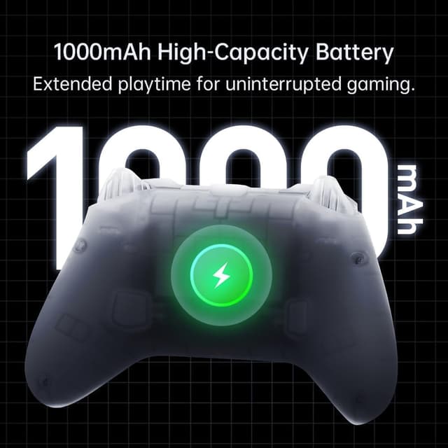 Detalle de Machenike G3V2 Controller per PC/Switch/iOS/Android con stick Hall, RGB e polling 1000Hz (bianco)