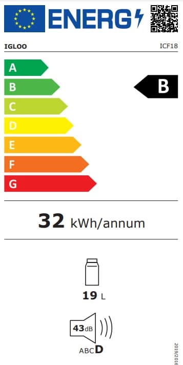 Detalle 2 de Igloo ICF18 Kühl- und Gefrierbox 19 L