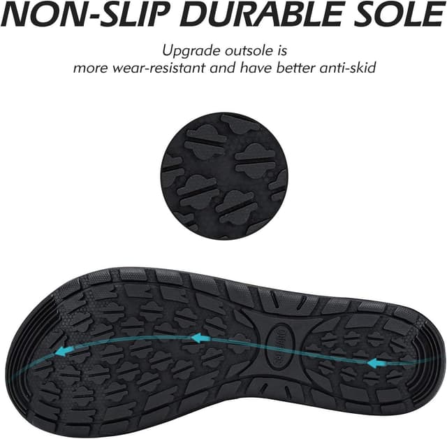 Detalle de SAGUARO Enfant chaussons antidérapants pour garçon et fille (GR.20-35) – pantoufles de maison