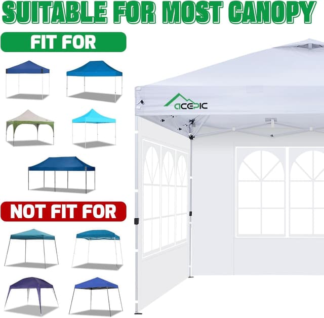 Thumbnail 6 de Acepic 2 Carpas Laterales para Cenador 3x3 m