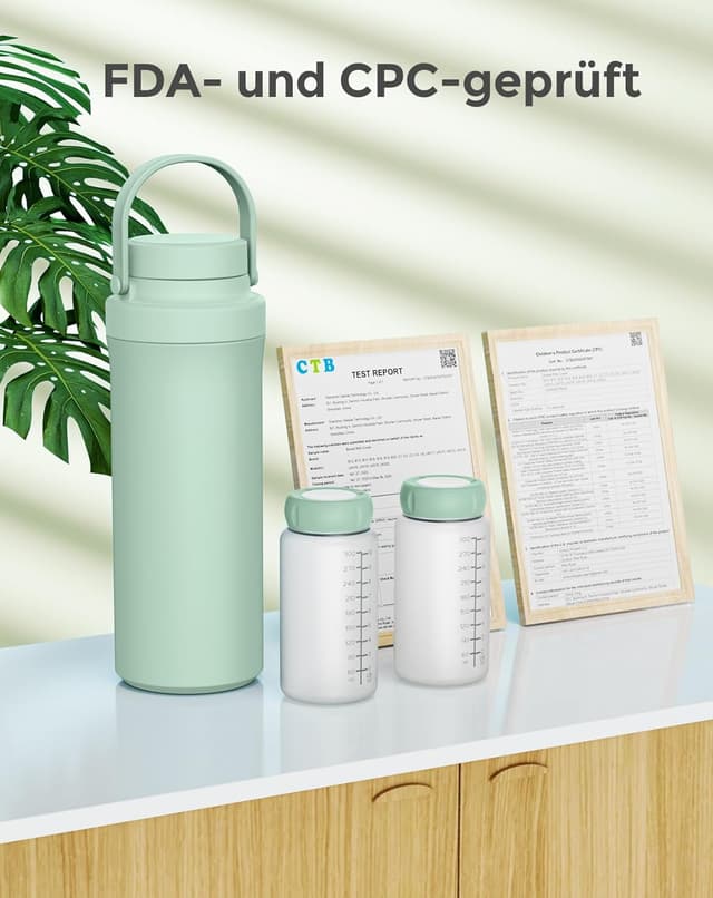 Detalle 2 de Xaproo Muttermilch-Kühlflasche 650 ml für unterwegs