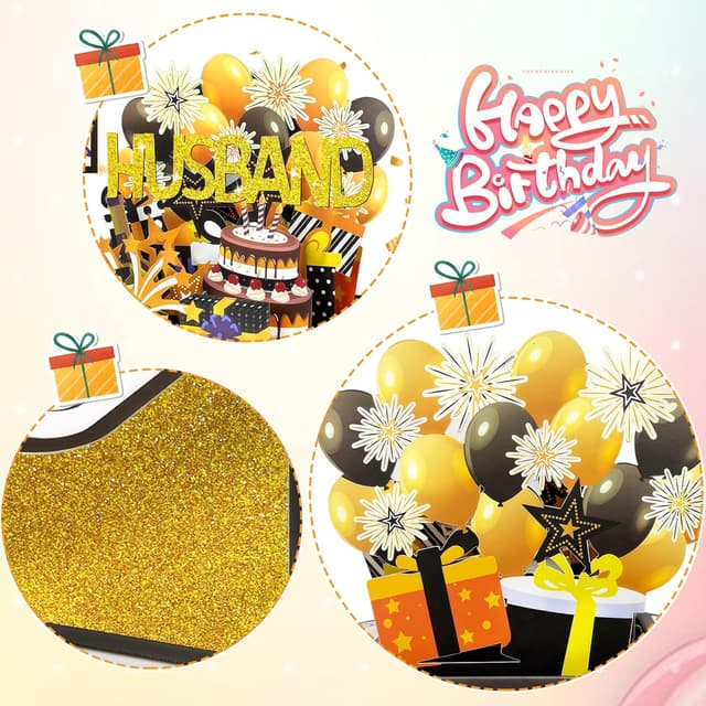 Thumbnail 4 de Happivue Husband Birthday Card 3D Pop Up