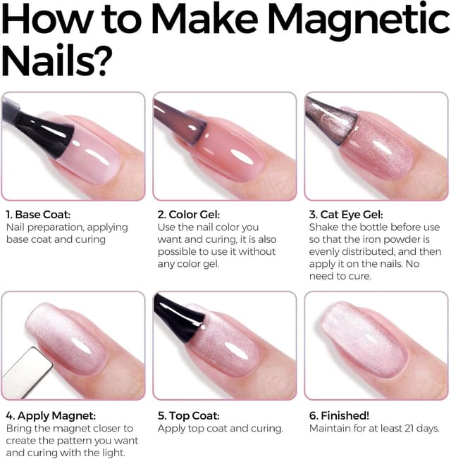 Thumbnail 6 de TOMICCA Vernis Cat Eyes 8 ml 4 couleurs