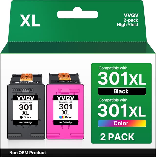 Imagen de VVQV 301 XL Multipack Tintenkartuschen für HP-Drucker en OfertitasTOP
