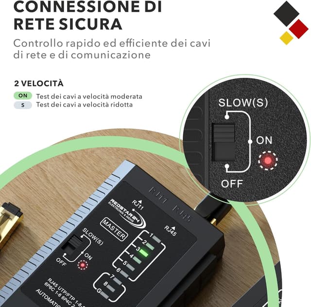 Detalle 1 de RedStar24 Tester di Rete per cavi LAN
