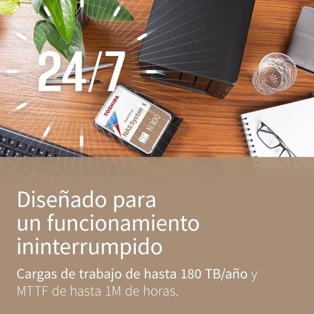 Detalle 2 de Toshiba N300 18 TB HDD NAS 3,5″