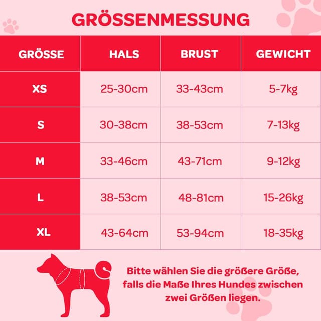 Detalle 2 de FURRYFECTION Anti-Zug Hundegeschirr mit Y-Form, 2 Leinenringen & atmungsaktivem Brustgeschirr für große Hunde