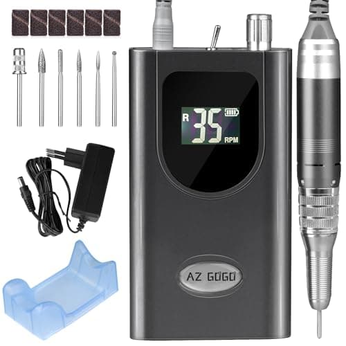 Imagen de AZ GOGO Torno 35000RPM para uñas portátil 📷 en OfertitasTOP