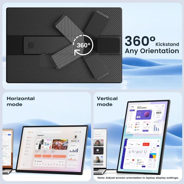 Detalle de FLYTOCCA 16" Portable Monitor 1200P FHD