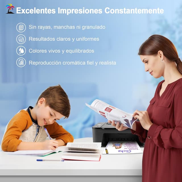 Detalle 2 de Palmtree 540XL/541XL Multipack Compatible con Canon PIXMA MG Series 🖨