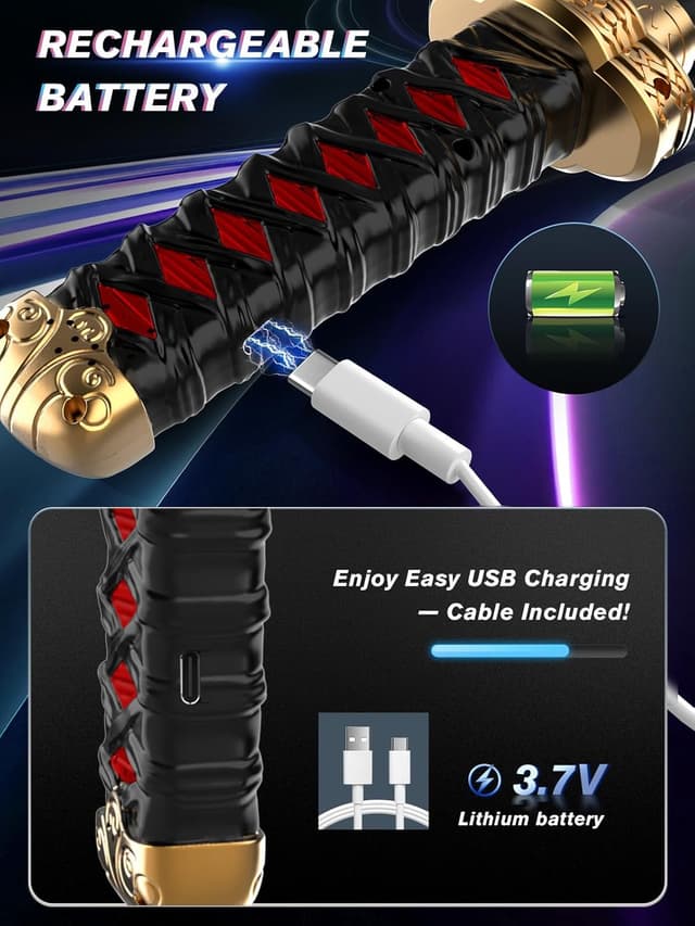 Thumbnail 4 de VATOS Lichtschwert 2er Set RGB 15 Farben