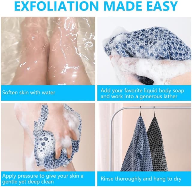 Thumbnail 5 de LOPHE Long Exfoliating Body Towel 2-pack