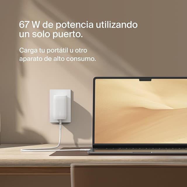 Thumbnail 2 de Boostcharge Pro Belkin Cargador USB-C 67W ⚡