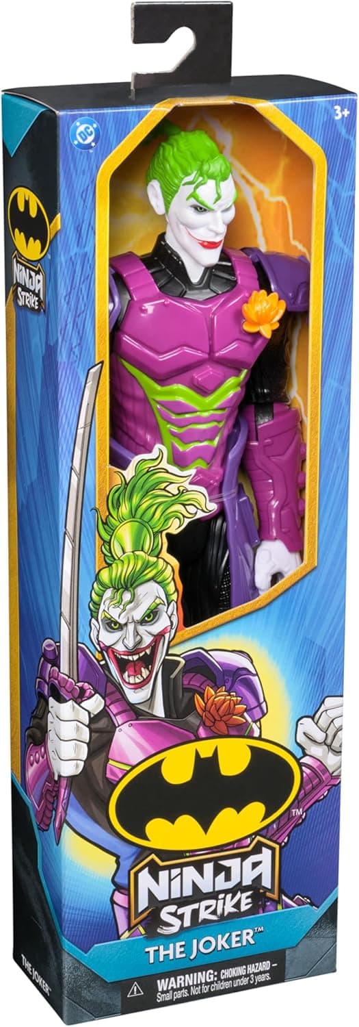 Detalle de DC Comics Batman Ninja 30 cm Joker Action-Figur mit 11 Bewegungspunkten – für Kinder ab 4 Jahren