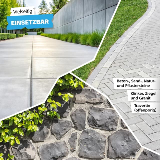 Detalle de SPRINGER HX1000 Steinimprägnierung (5 L) für Stein- & Fliesen – Nanoversiegelung für innen & außen