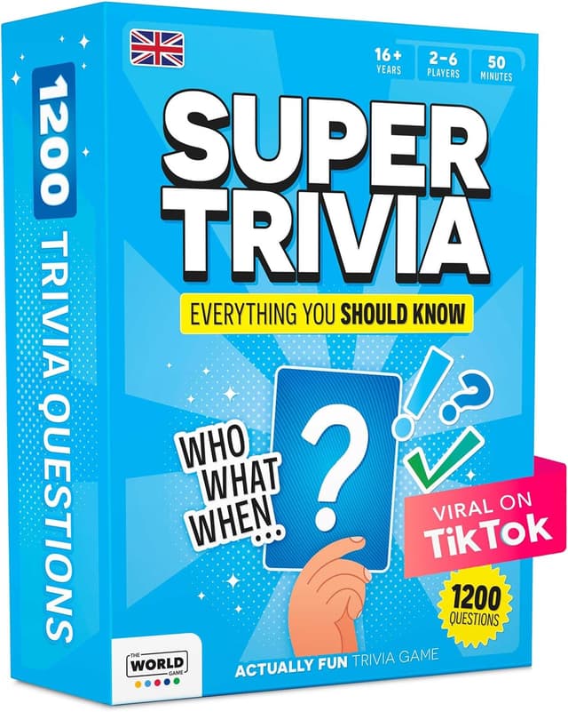 Thumbnail 6 de The World Game Super Quizz (Française) — jeu trivial Super Quizz avec 1200 questions de culture générale