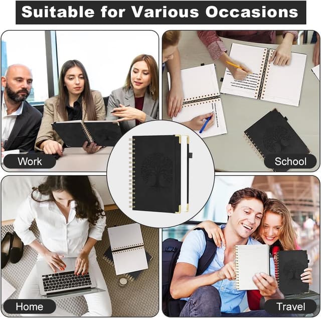 Thumbnail 6 de AOOSU Spiral Notebook A5 Quaderno Spiralato