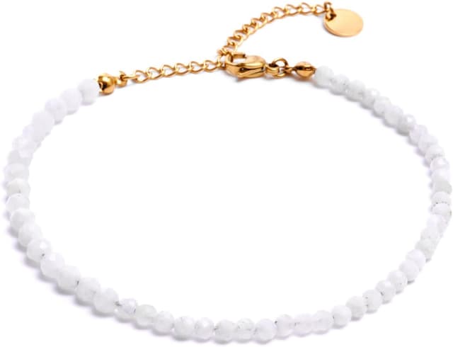 Detalle de BERGERLIN Fußkettchen mit Mondstein, 925