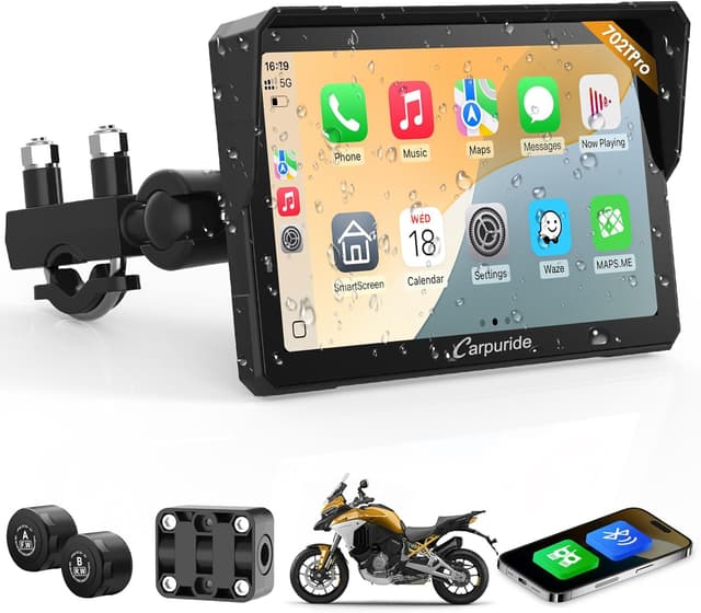 Imagen de Carpuride W702T Pro 7" Pantalla para moto en OfertitasTOP