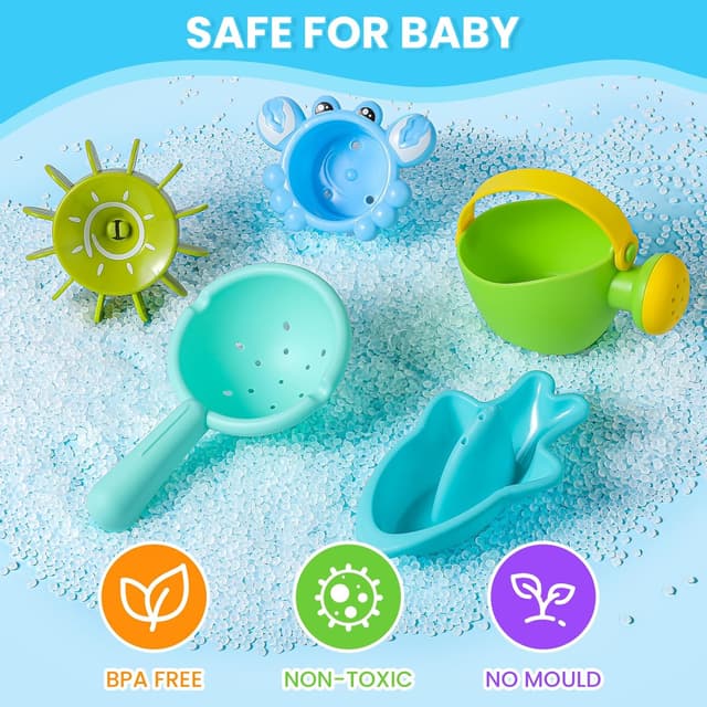 Thumbnail 2 de Baby Bath Toys 10PCS Set for 1–4 Year Olds