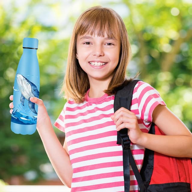 Thumbnail 6 de Ballena 500ml Botella de Agua Acero Inoxidable 🐋