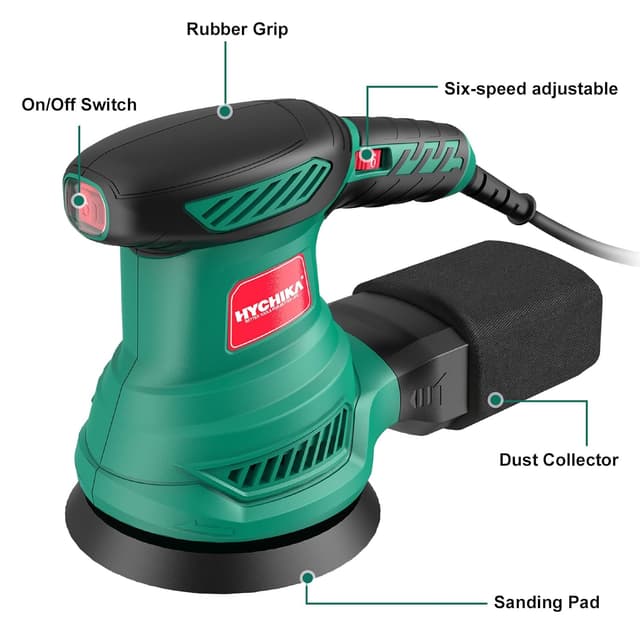 Thumbnail 6 de HYCHIKA Orbital Sander 300W 125mm