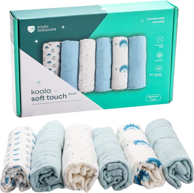 Imagen de KOALA BABYCARE Langes coton bébé 30x30 en OfertitasTOP