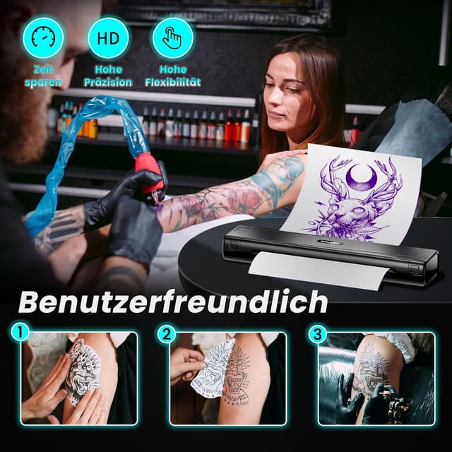 Thumbnail 4 de TATTMUSE Tattoo Drucker 1200mAh đš